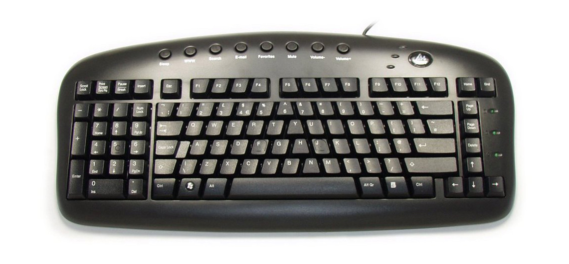black_left_handed_keypad_keyboard_large