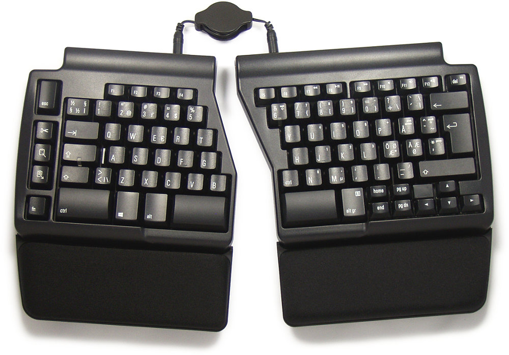 Ergo Pro Quiet Pc Keyboard Nordic Large 