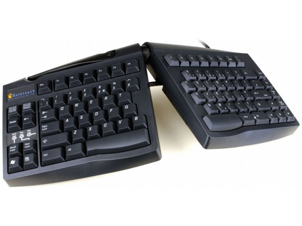 Black Ergonomic Keyboard 4