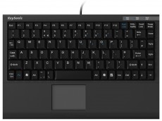 Mini keyboard, Black, USB with built in Touchpad