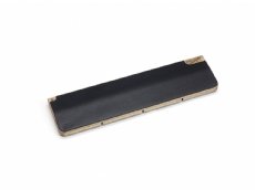 Filco Luxury Black Leather and Genuine Wood Palm Rest Small