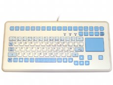 InduKey InduMedical Rugged Keyboard with Antimicrobial Surface and Touchpad IP65