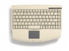 Mini keyboard, Beige, USB with built in Touchpad