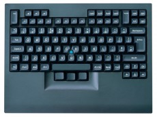 Shinobi Bluetooth Programmable Laptop Style MX Blue Click Trackpoint Keyboard
