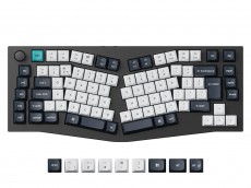 Keychron Q10 Max Ergo (Alice) 2.4G BT QMK RGB Aluminium Mac/PC Carbon Black Knob Keyboards