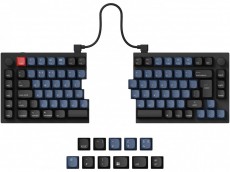 UK Keychron Q11 Split Ergo QMK RGB Aluminium Mac/PC Carbon Black Tactile Custom Keyboard with Knob