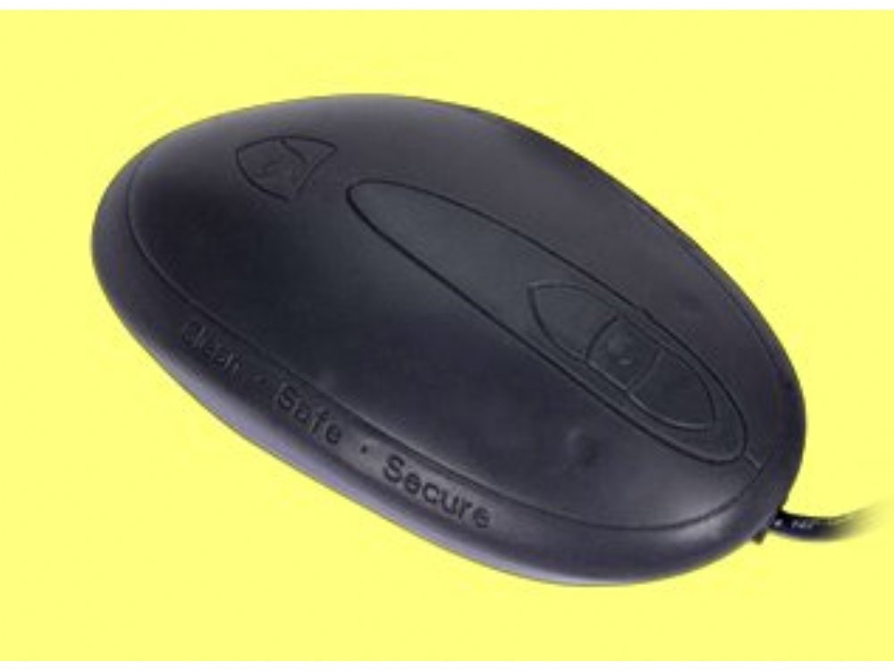 SSM3 - SEAL SHIELD Mouse Black - Waterproof Optical Mouse