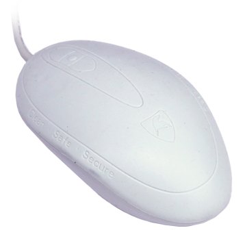 SSWM3 - SEAL SHIELD Mouse White - Antimicrobial Waterproof Optical Mouse