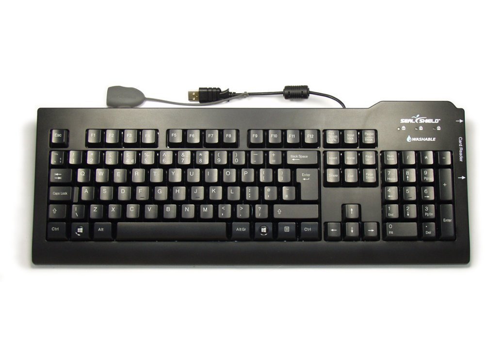 SSKSV208RUK - SILVER SEAL Smartcard Reader Washable Keyboard