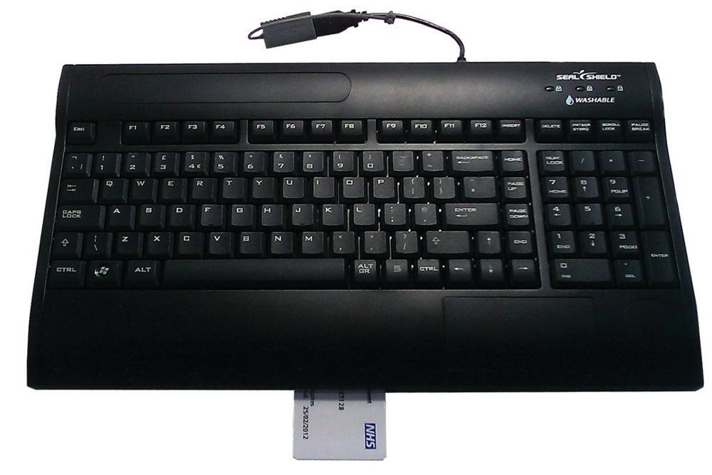S105RUK - SEAL SMART - Antimicrobial Washable Smartcard keyboard