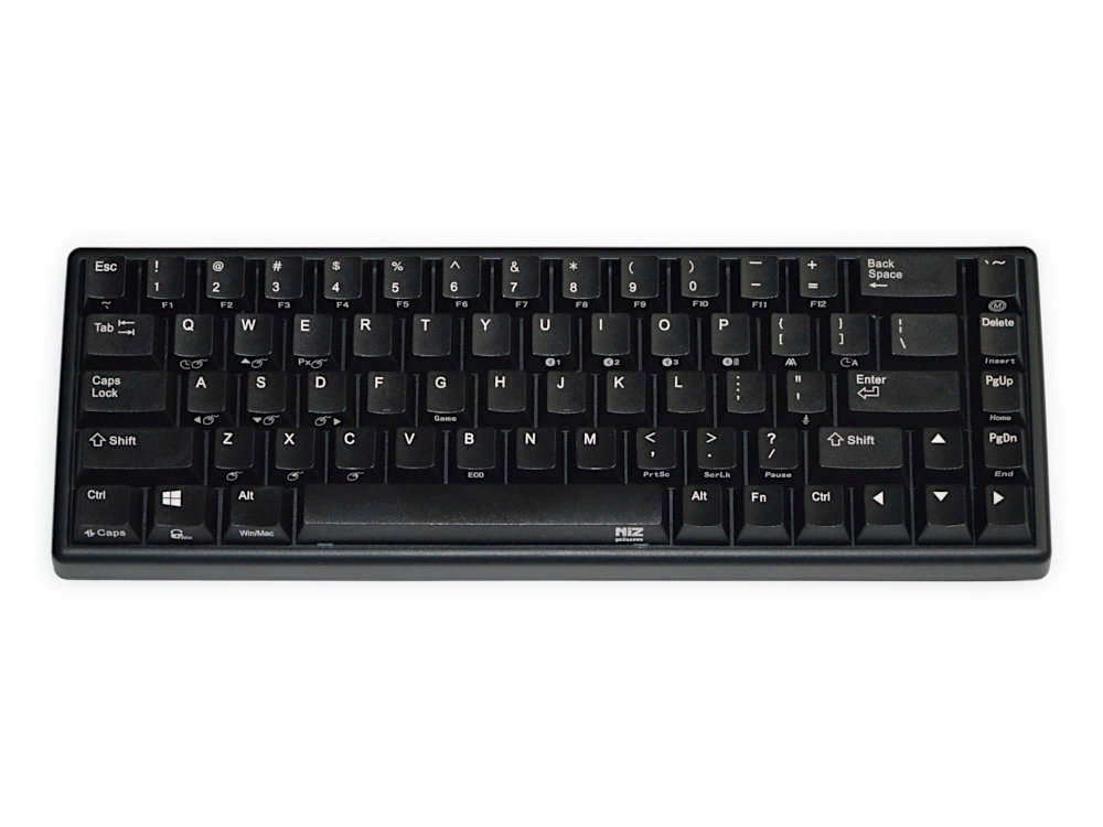 Atom68 Capacitive 50gf Bluetooth Programmable 60% Keyboard Black