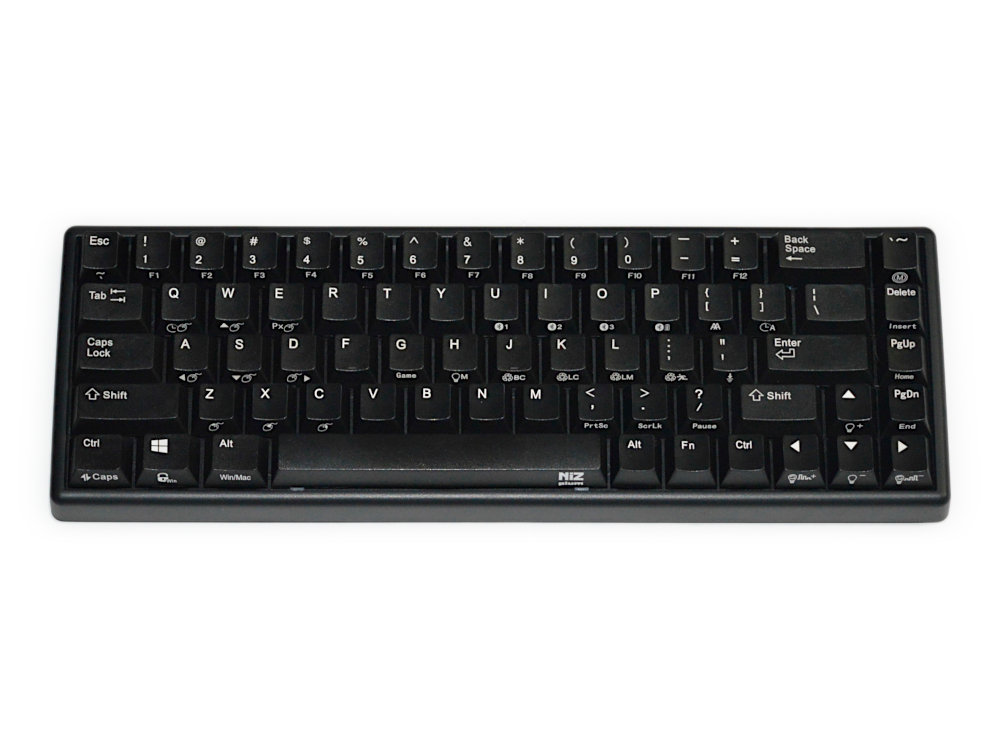 Atom68 Capacitive 35gf Bluetooth RGB Backlit Programmable 60% Keyboard Black