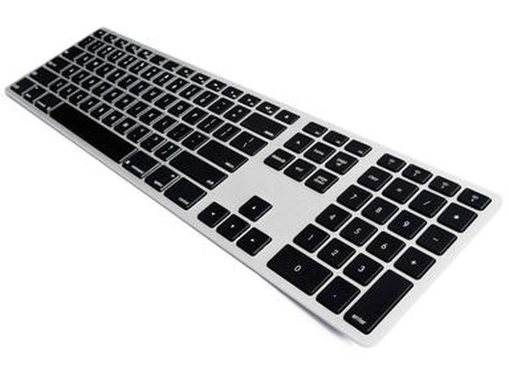 USA Matias Wireless Aluminum Backlit Keyboard Silver, picture 1