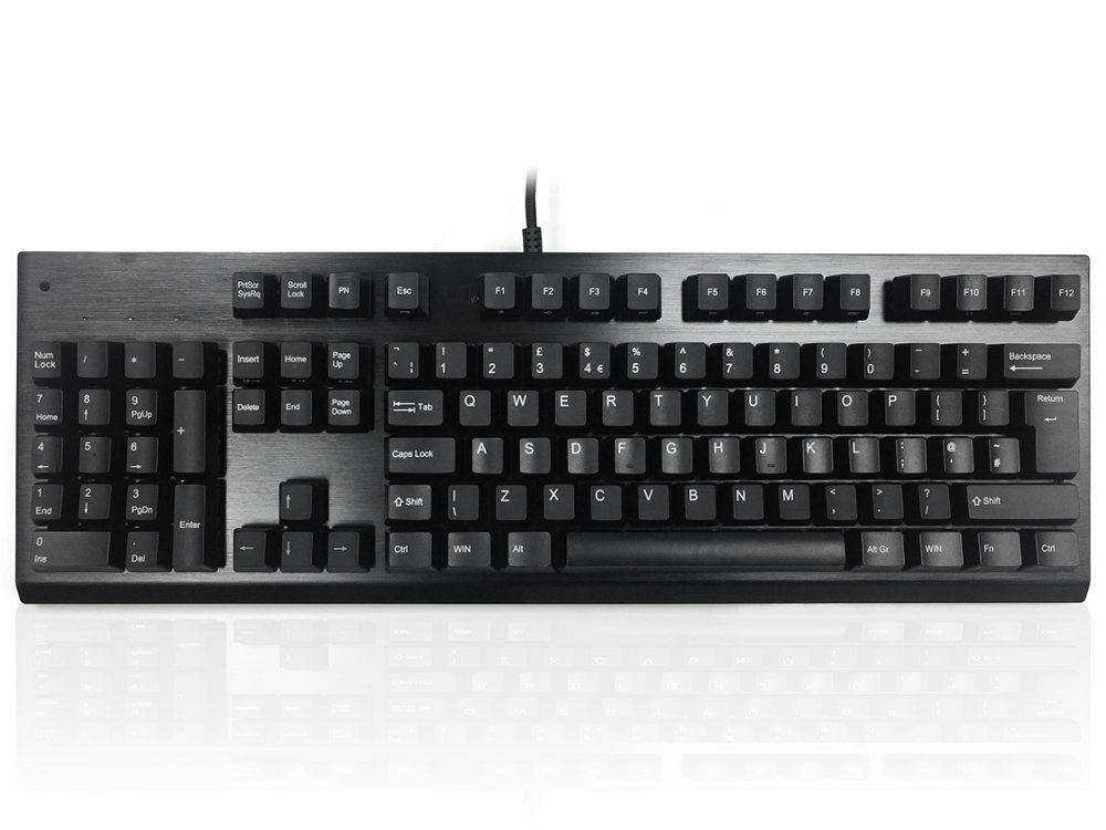Black Left-Handed Programmable Keyboard