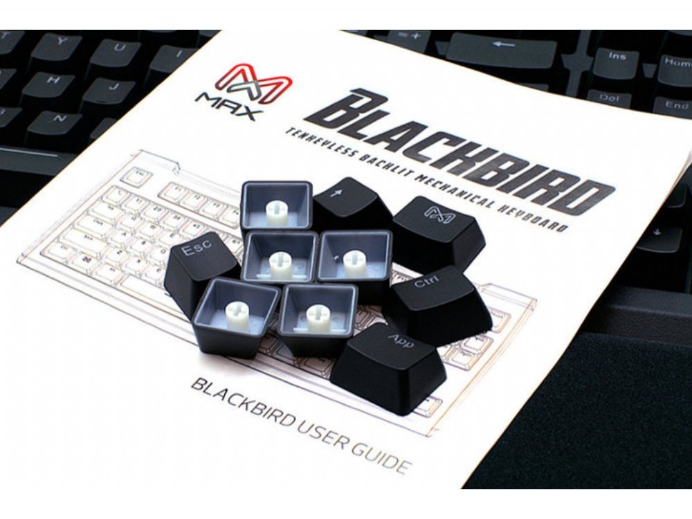 UK Max Blackbird Tenkeyless Backlit Mechanical Keyboard, picture 5