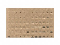 Transparent Keyboard Overlay Sticker Set, Braille