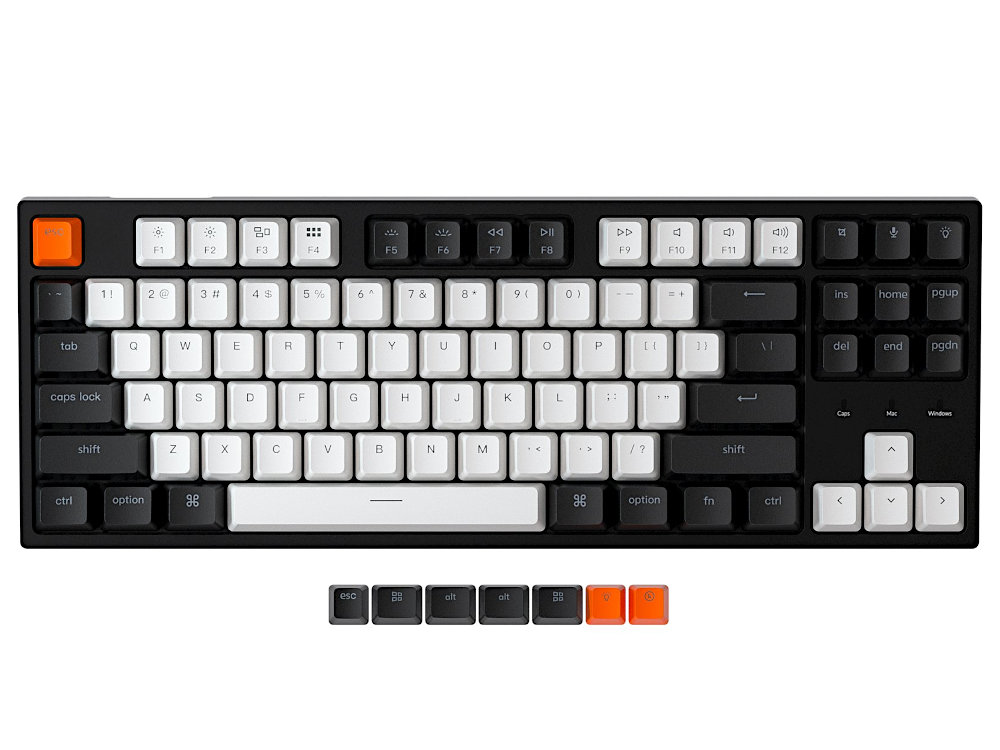 USA Keychron C1 Double-Shot RGB Click Mac/PC Keyboard, picture 1
