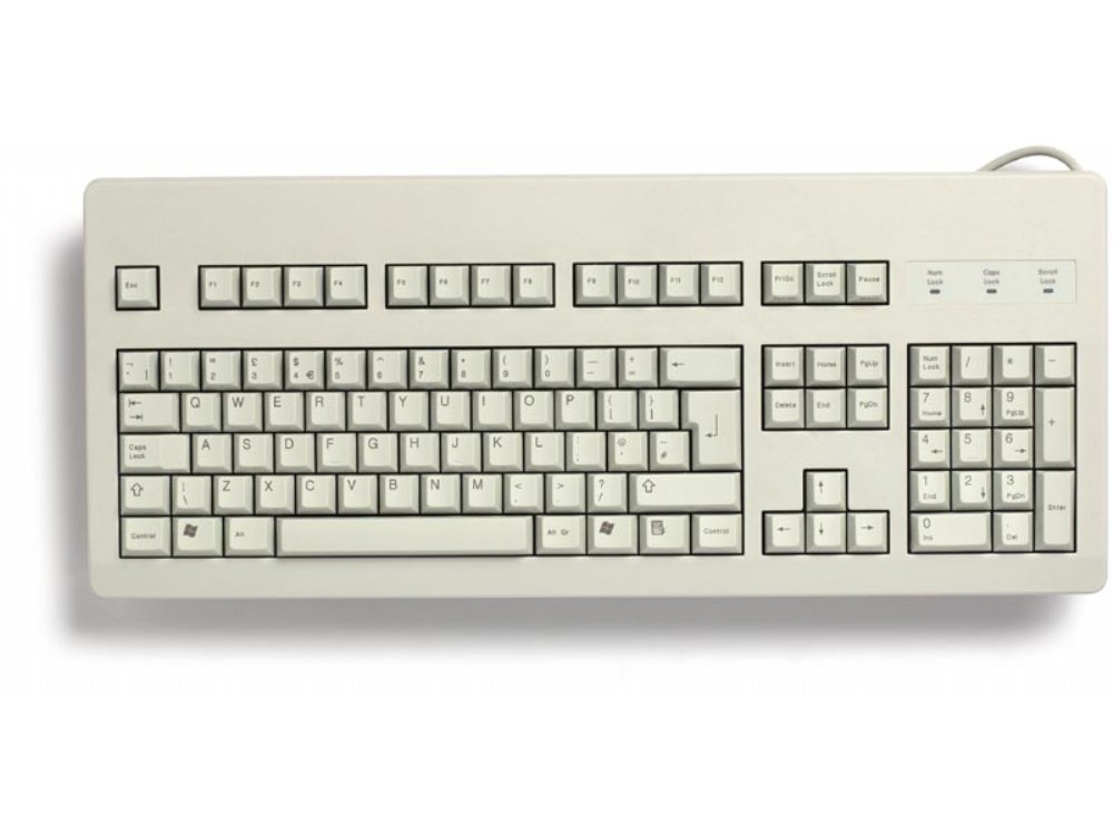 Superior Gold Contact, MX Blue Click Keyboard, Beige
