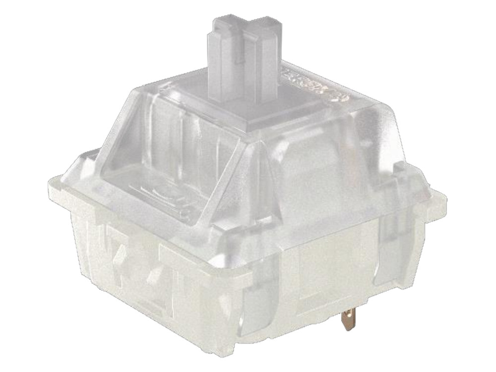 CHERRY MX RGB Ergo Clear Tactile Lubricated Plate Mount Switch Set 110