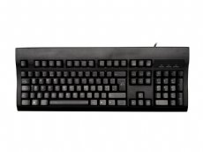 Black USB keyboard, incorporating a PS/2 mouse port