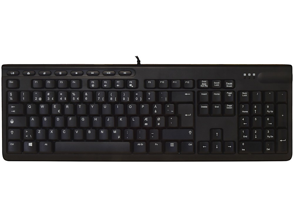 Danish Keyboard Black, picture 1