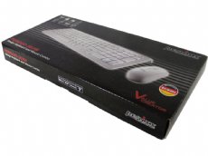 Piano White Keyboard and Mouse Set