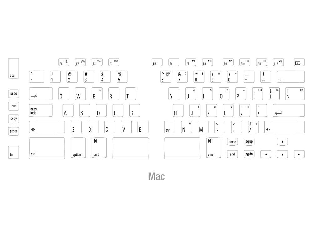 USA Ergo Pro Low Force Mac Ergonomic Keyboard, picture 2