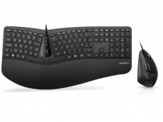 PERIDUO-505 Full Size Ergonomic Keyboard and Mouse Set