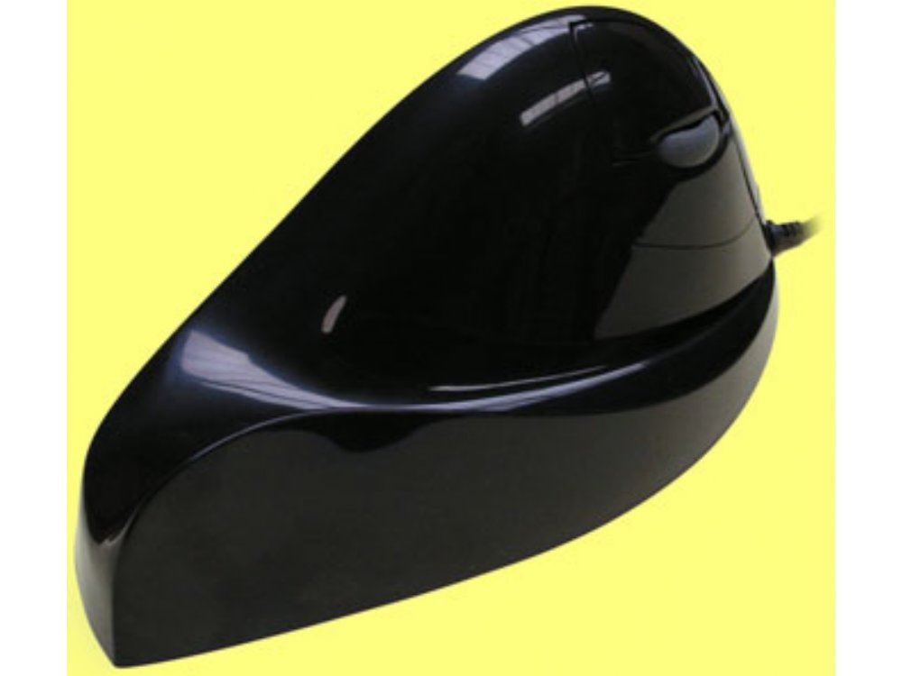 E-Quill-AirO2bic Mouse, Onyx, Right Handed, picture 1