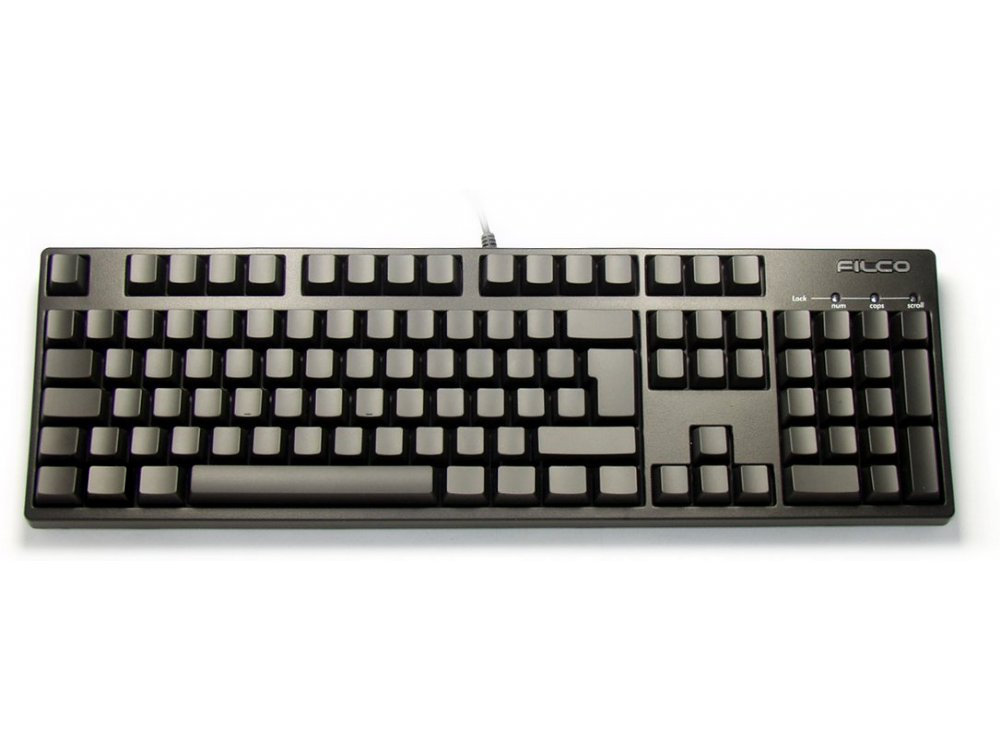 Blank 105 key Filco Majestouch, MX Brown Tactile Keyboard, picture 1