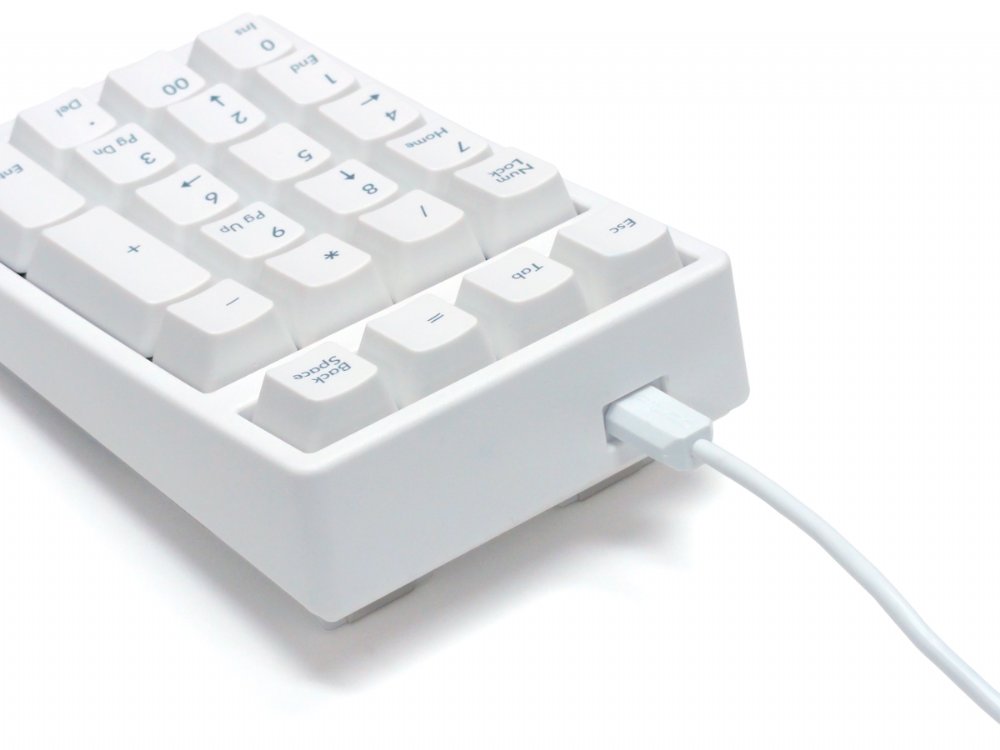 Filco Majestouch TenKeyPad 2 Professional MX Silent Red Soft Linear Numberpad Matte White, picture 7