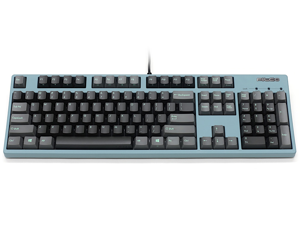 USA Filco Majestouch 2SC ASAGI Double-Shot PBT MX Blue Tactile Keyboard, picture 1