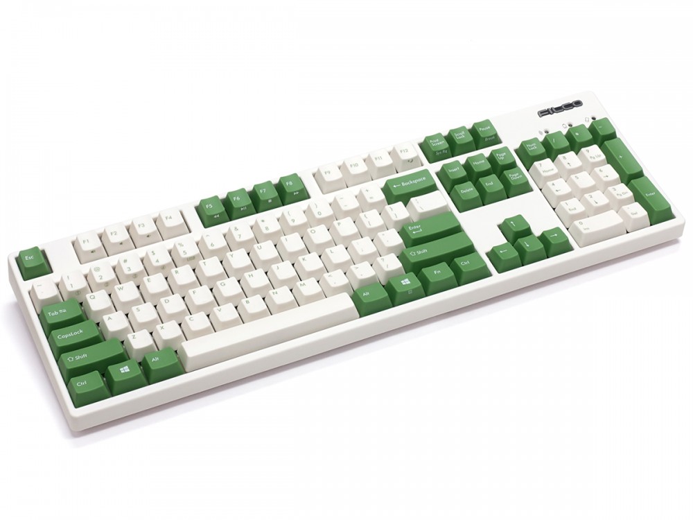 Filco Convertible 2 MX Red Linear USA ASCII Cream and Green Keyboard, picture 4