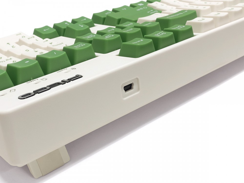 Filco Convertible 2 MX Red Linear USA ASCII Cream and Green Keyboard