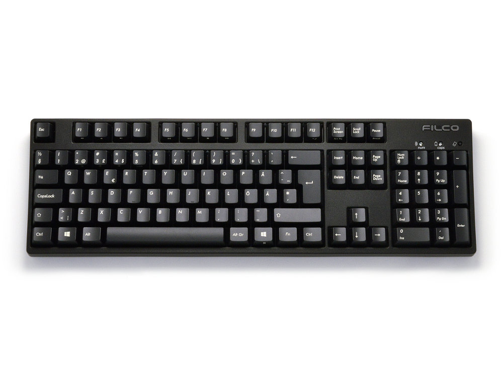 Swedish Filco Convertible 2 MX Brown Tactile Keyboard