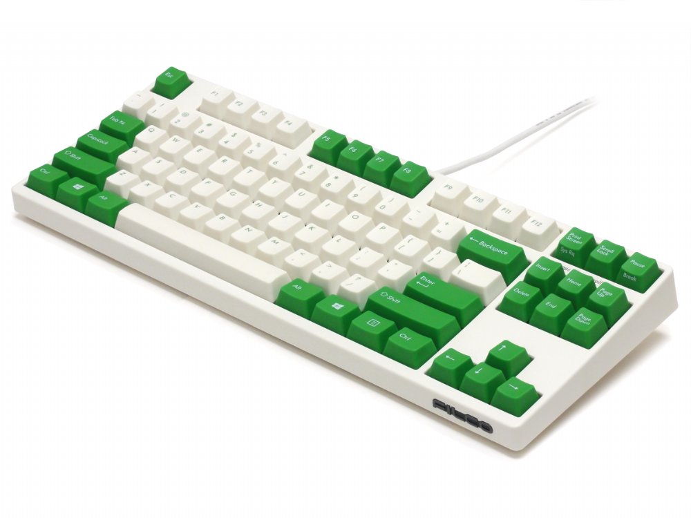 Filco Majestouch-2, Tenkeyless, MX Brown Tactile, USA, Cream and Green Keyboard, picture 6