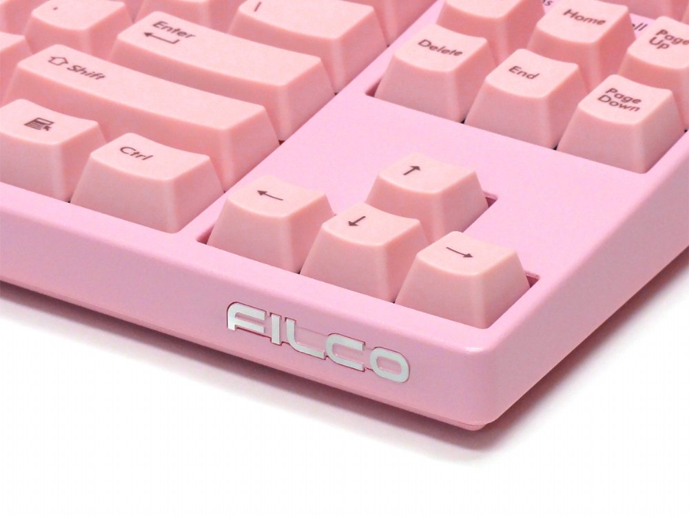 Filco Majestouch-2 Pink, Tenkeyless, MX Brown Tactile, USA Keyboard