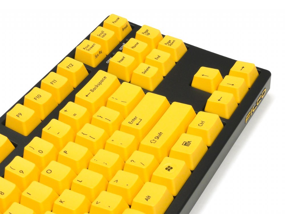 Filco Majestouch-2, Tenkeyless, MX Brown Tactile, USA, Yellow Key Keyboard, picture 8