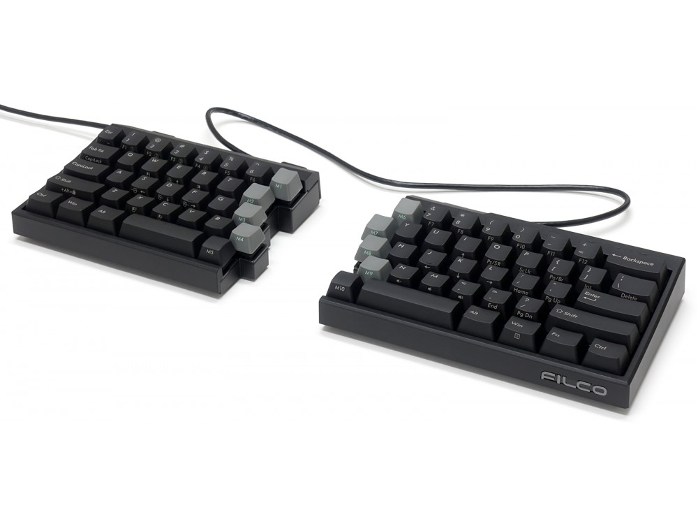 USA Majestouch Xacro M10SP Ergonomic Split Programmable MX Blue Click Keyboard
