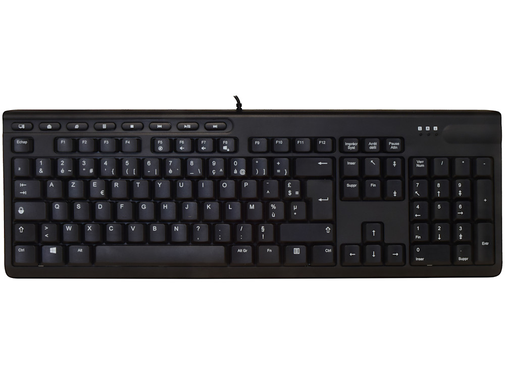 French (AZERTY) Keyboard Black, picture 1