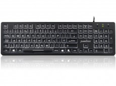 PERIBOARD-317 Full Size Large Legend Backlit Keyboard