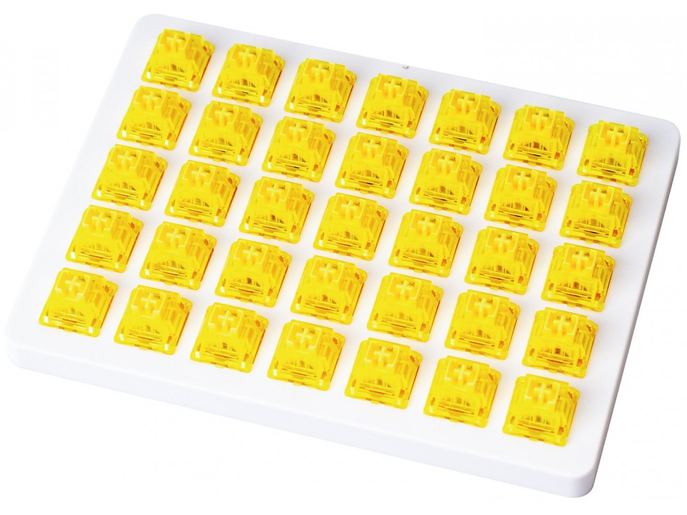 Gateron Ink V2 Yellow Switch Set and Holder 35