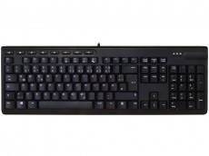 German (QWERTZ) Keyboard Black