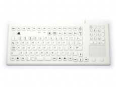 InduKey Smart Clinical Touchpad Keyboard White IP68