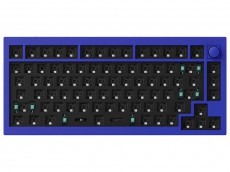 ISO Keychron Q1 V2 QMK RGB Barebone Knob Aluminium Mac/PC Navy Blue Custom Keyboard