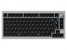 ISO Keychron Q1 QMK RGB Barebone Knob Aluminium Mac/PC Carbon Space Grey Custom Keyboard