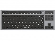 ISO Keychron Q3 QMK RGB Barebone Aluminium Mac/PC Silver Grey Custom Keyboard with Knob