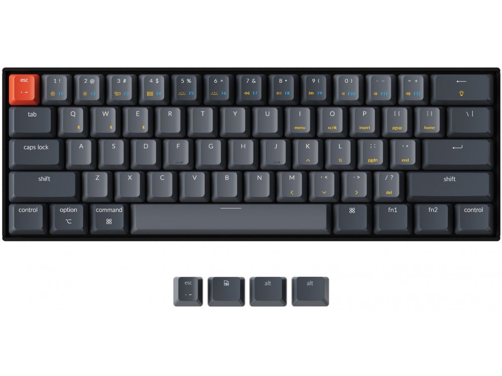 USA Keychron K12 Bluetooth RGB Backlit Tactile Mac/PC 60% Keyboard
