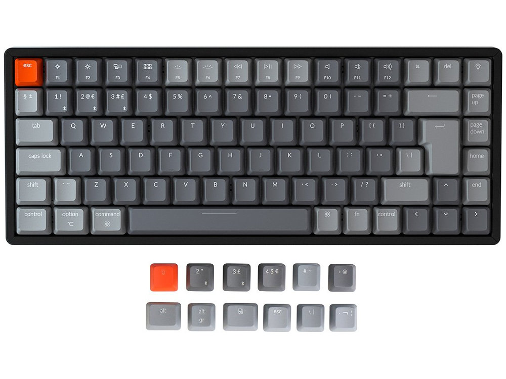 UK Keychron K2v2 Bluetooth RGB Backlit Hot-Swap Tactile Aluminium Mac/PC Keyboard, picture 1