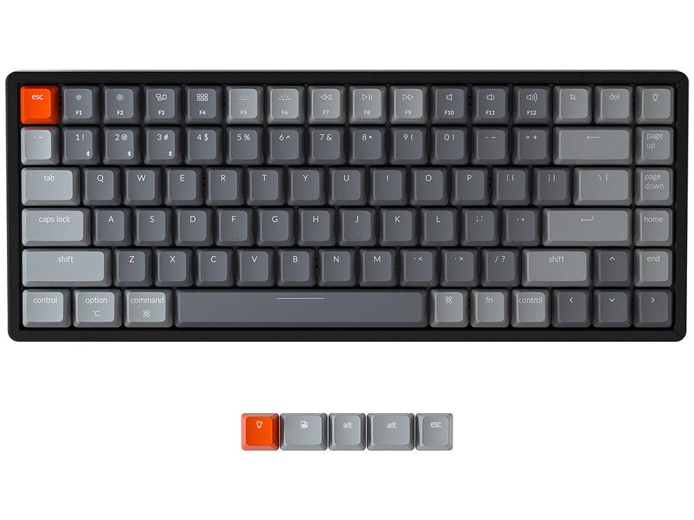 USA Keychron K2v2 Bluetooth RGB Backlit Linear Aluminium Mac/PC Keyboard, picture 1